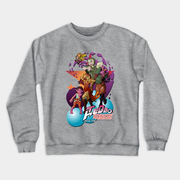 D20's Bizarre Adventure Crewneck Sweatshirt by The d20 Syndicate